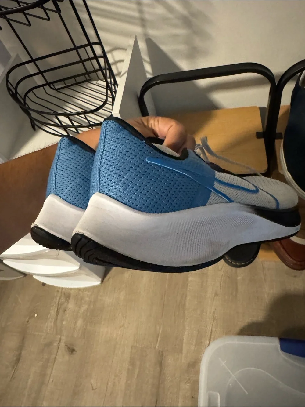 Nike Pegasus Men's Running Shoe - White/Blue/Black